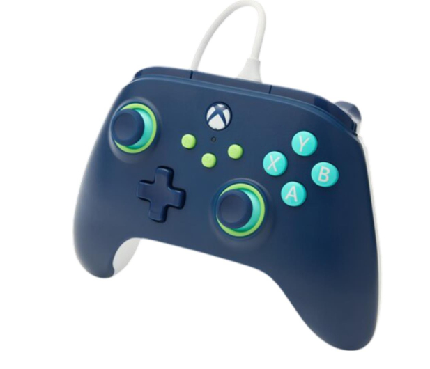 PowerA XS/PC Pad przewodowy - błękit morski XBGP0380-01 - 1294394 - zdjęcie 4